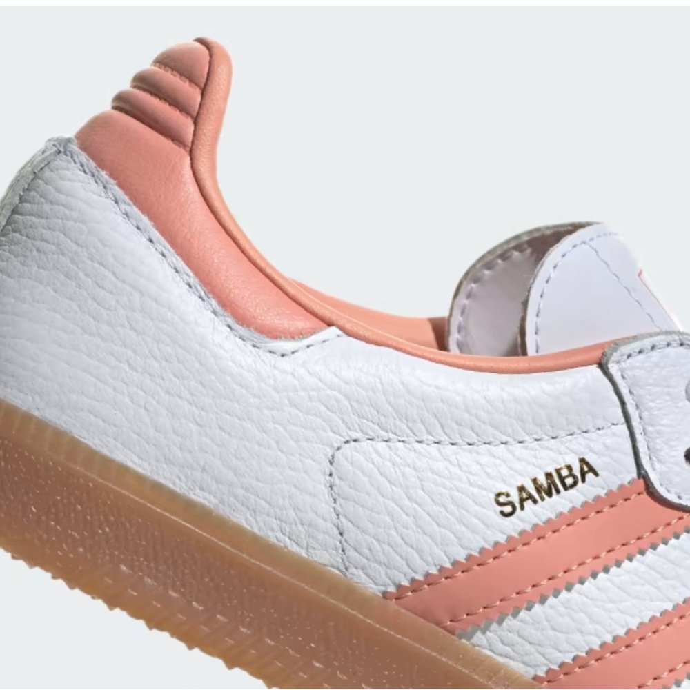 adidas Samba OG White Wonder Clay Pink - Picture 10 of 14